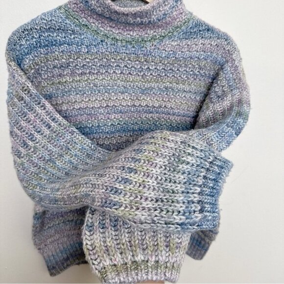 Club Monaco Womens Medium Spacedye Texture Wool-Blend Sweater - Picture 11 of 16